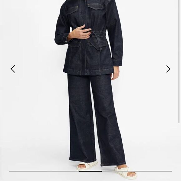 TED BAKER Auustyn High waisted wide leg jeans size 29 - Picture 3 of 13